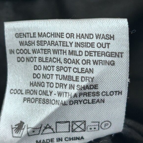 P.A.M. (Perks And Mini) Women's Black Pinafore Mini Dress Size Small Preppy - Picture 12 of 12